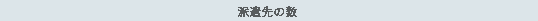 派遣先の数